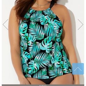 High Neck Tankini Top